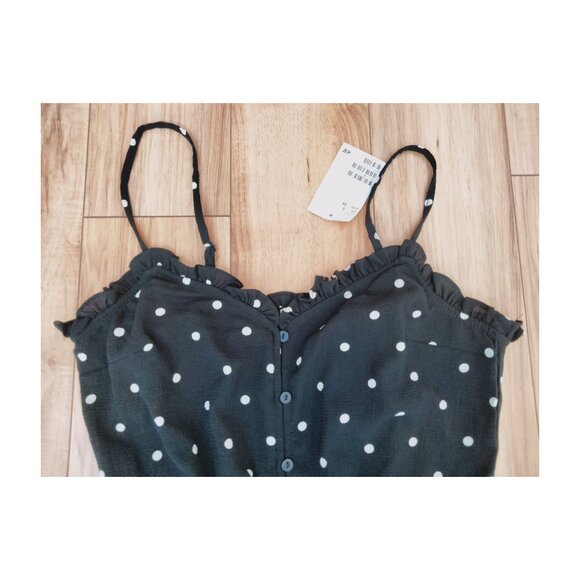 NEW w-Tag! H&M Romper Jumpsuit Polkadot top+short Sz 2 onesie *DISCOUNT SHIPPING - Picture 4 of 5